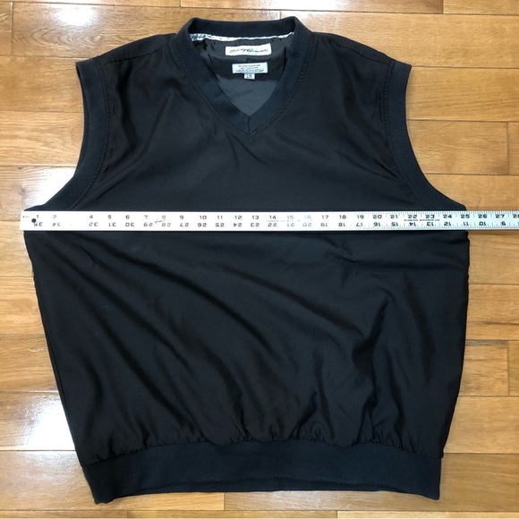 Tommy Armour Men's Brushed Microfiber Black Vest with Lining Size Large - Picture 3 of 7